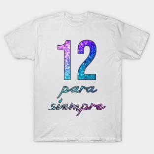 TWELVE FOREVER glitter T-Shirt